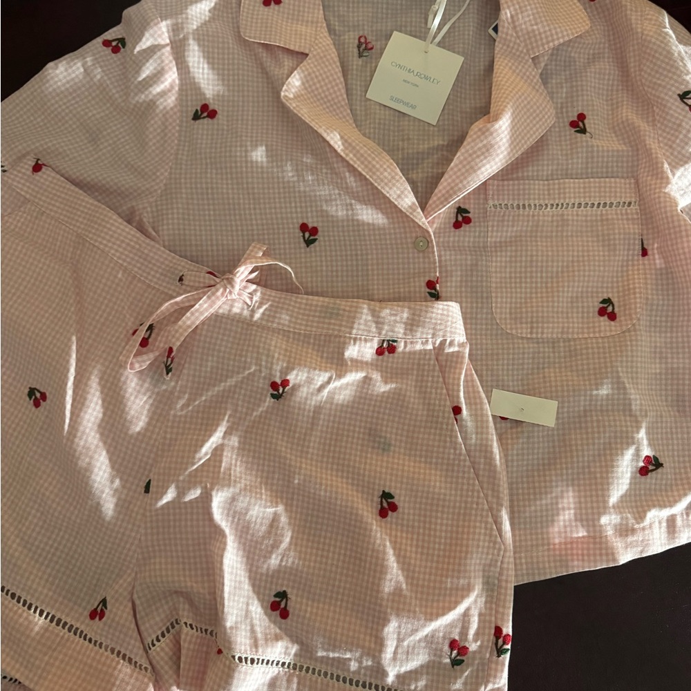 Olivia Rae Pink Jumpsuit with Heart Print